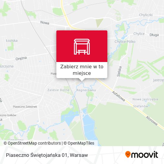 Mapa Piaseczno Świętojańska 01