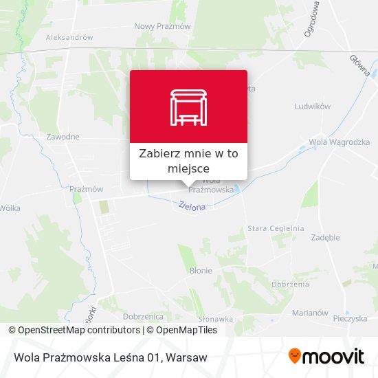 Mapa Wola Prażmowska Leśna 01