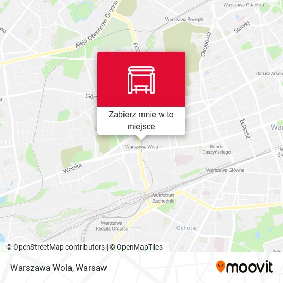 Mapa Warszawa Wola