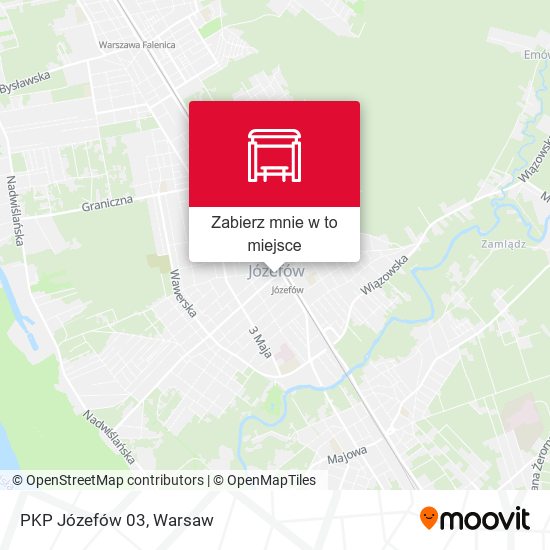 Mapa PKP Józefów 03