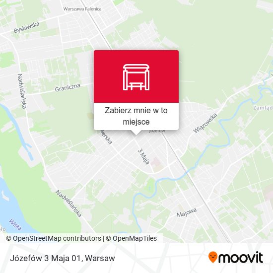 Mapa Józefów 3 Maja 01