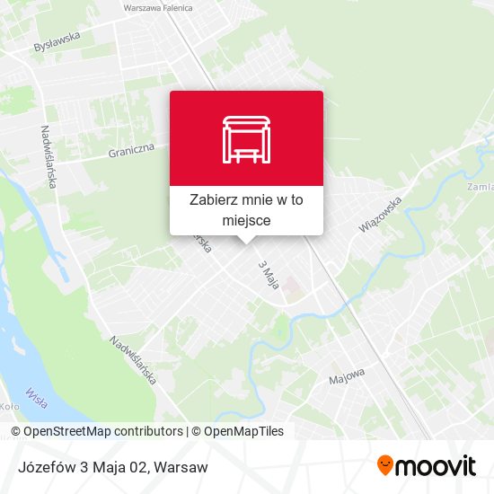 Mapa Józefów 3 Maja