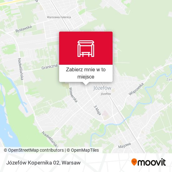 Mapa Józefów Kopernika 02