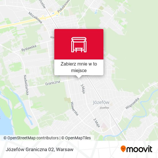 Mapa Józefów Graniczna