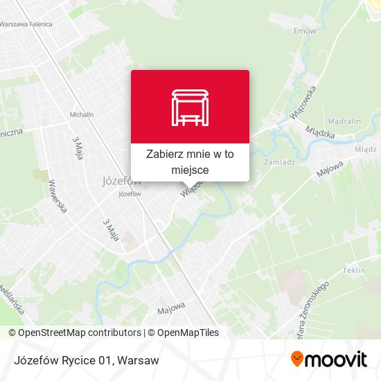 Mapa Józefów Rycice 01