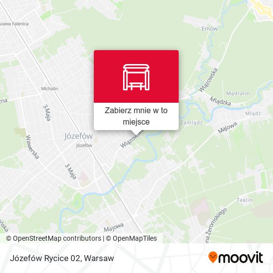 Mapa Józefów Rycice 02