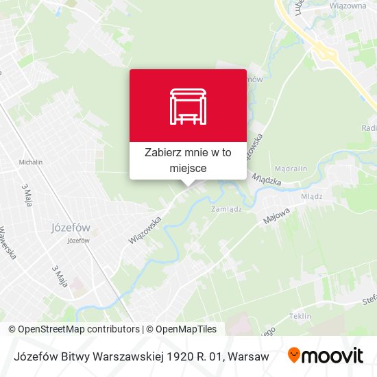 Mapa Józefów Bitwy Warszawskiej 1920 R. 01