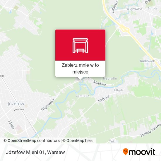 Mapa Józefów Mieni 01