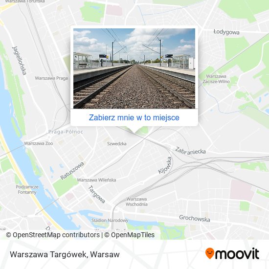 Mapa Warszawa Targówek