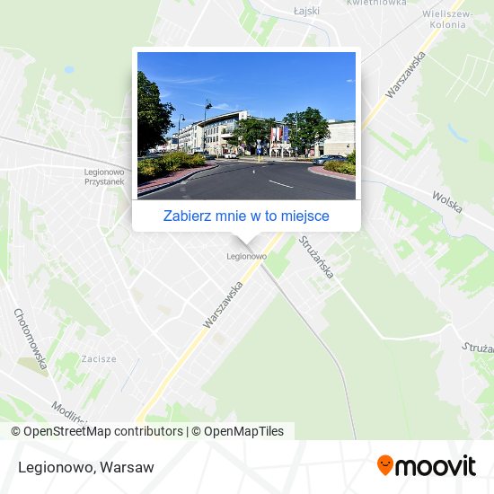 Mapa Legionowo