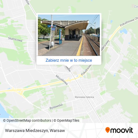 Mapa Warszawa Miedzeszyn