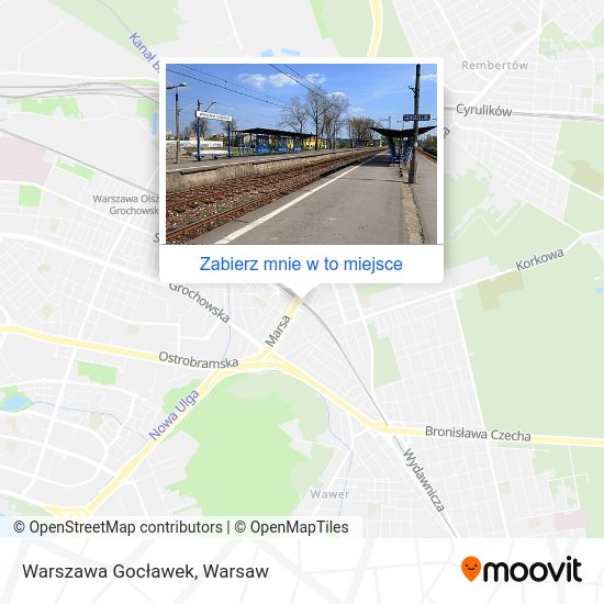 Mapa Warszawa Gocławek