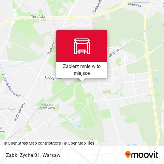 Mapa Ząbki Zycha 01