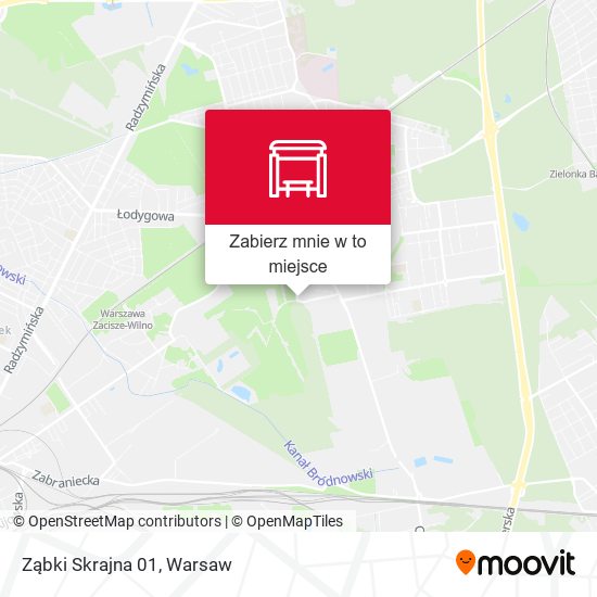 Mapa Ząbki Skrajna 01