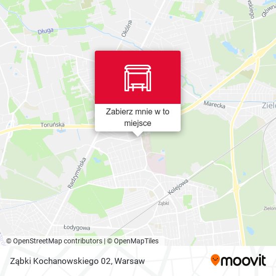 Mapa Ząbki Kochanowskiego 02