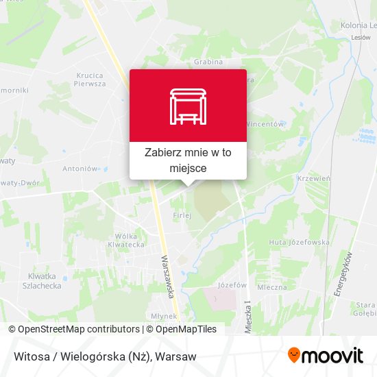 Mapa Witosa / Wielogórska (Nż)