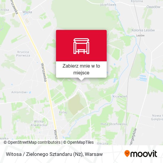 Mapa Witosa / Zielonego Sztandaru (Nż)