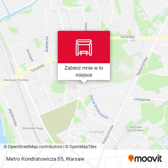 Mapa Metro Kondratowicza