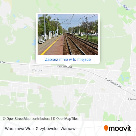 Mapa Warszawa Wola Grzybowska