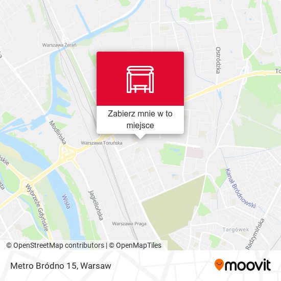 Mapa Metro Bródno