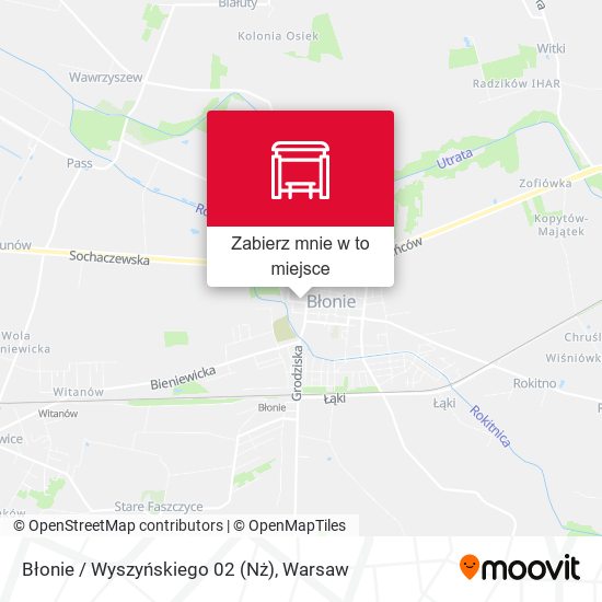 Mapa Błonie / Wyszyńskiego 02 (Nż)