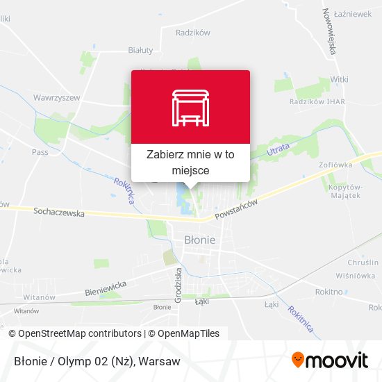 Mapa Błonie / Olymp 02 (Nż)