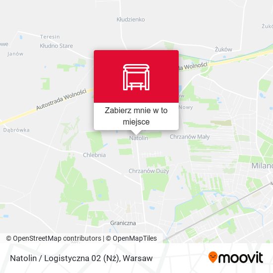 Mapa Natolin / Logistyczna 02 (Nż)