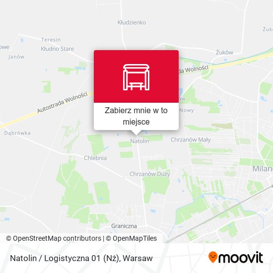 Mapa Natolin / Logistyczna 01 (Nż)