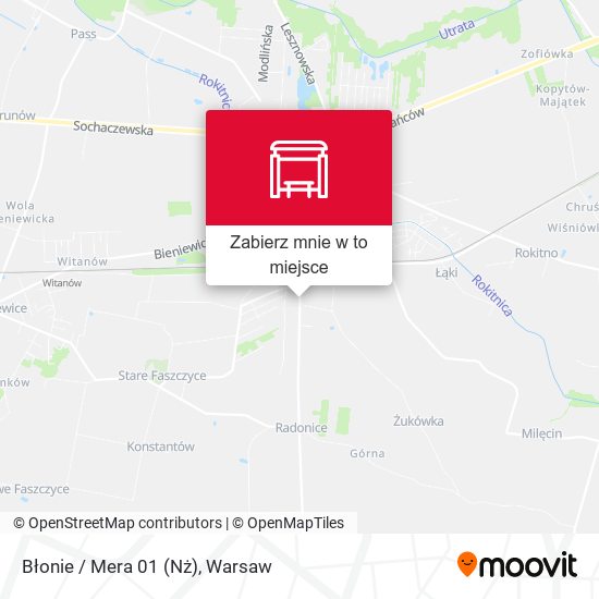 Mapa Błonie / Fabryczna (Nż)