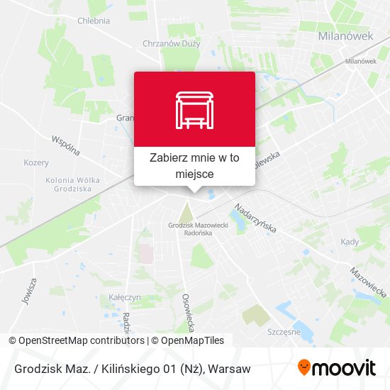 Mapa Grodzisk Maz. / Kilińskiego 01 (Nż)