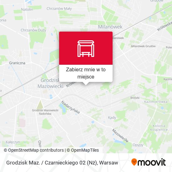 Mapa Grodzisk Maz. / Czarnieckiego 02 (Nż)