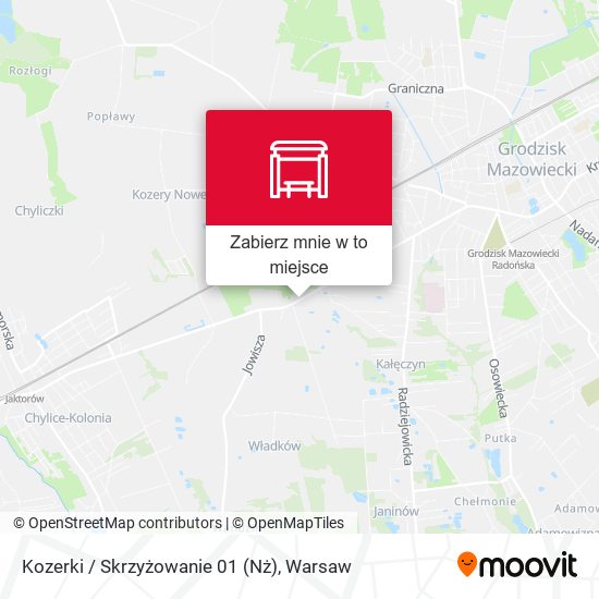 Mapa Kozerki / Skrzyżowanie 01 (Nż)