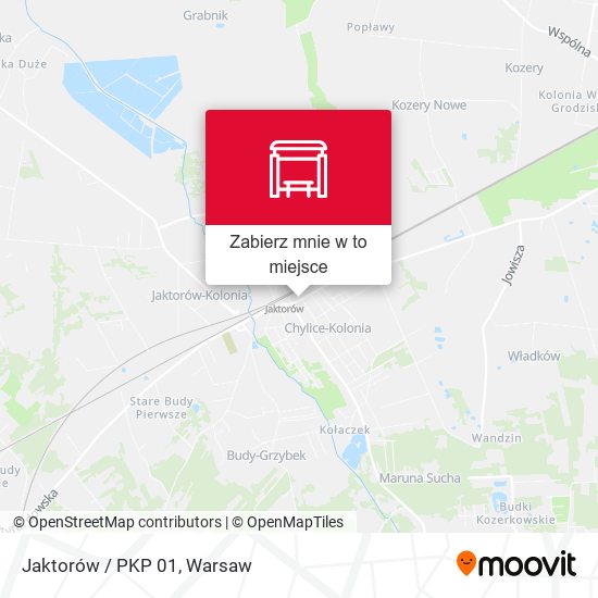 Mapa Jaktorów / PKP 01