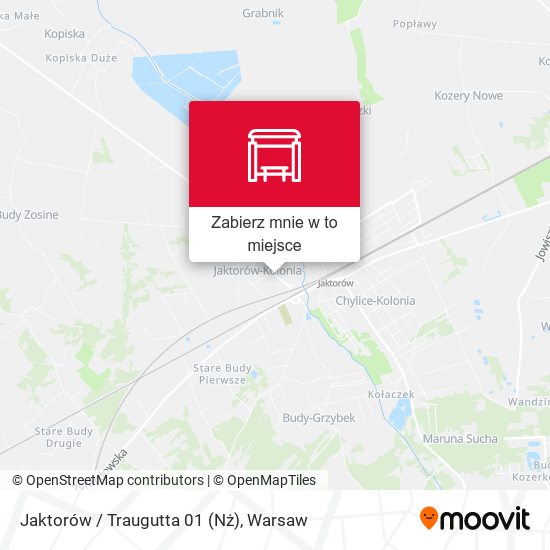 Mapa Jaktorów / Traugutta (Nż)