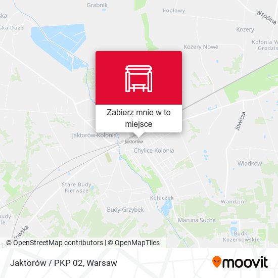 Mapa Jaktorów / PKP 02