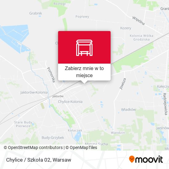 Mapa Chylice / Szkoła (Nż)