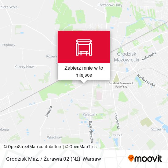 Mapa Grodzisk Maz. / Żurawia 02 (Nż)