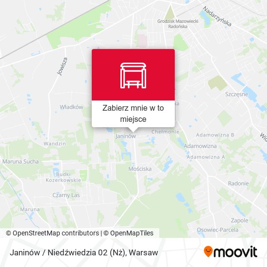 Mapa Janinów / Niedźwiedzia 02 (Nż)