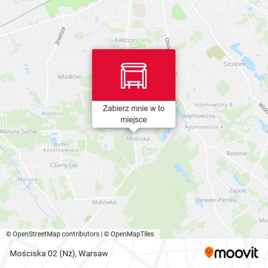 Mapa Mościska 02 (Nż)