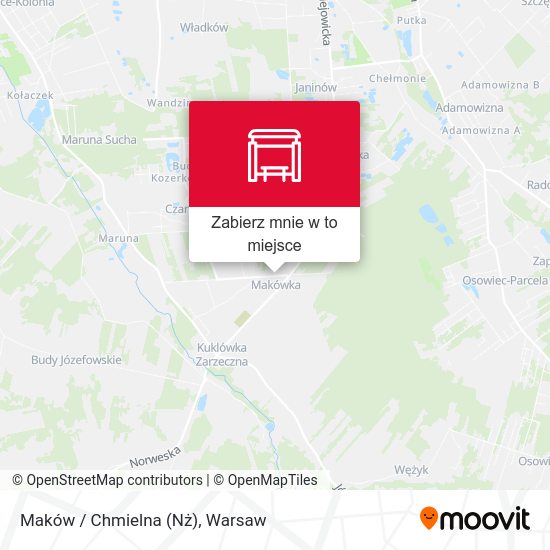 Mapa Maków / Chmielna (Nż)