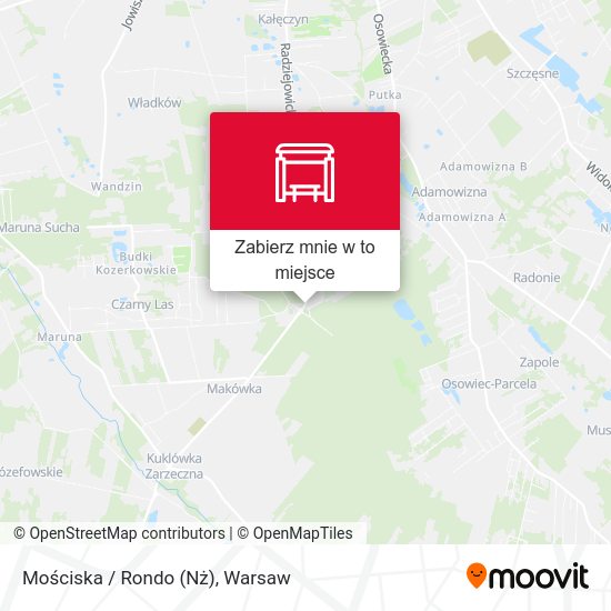 Mapa Mościska / Rondo (Nż)