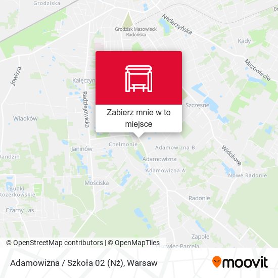 Mapa Adamowizna / Szkoła 02 (Nż)