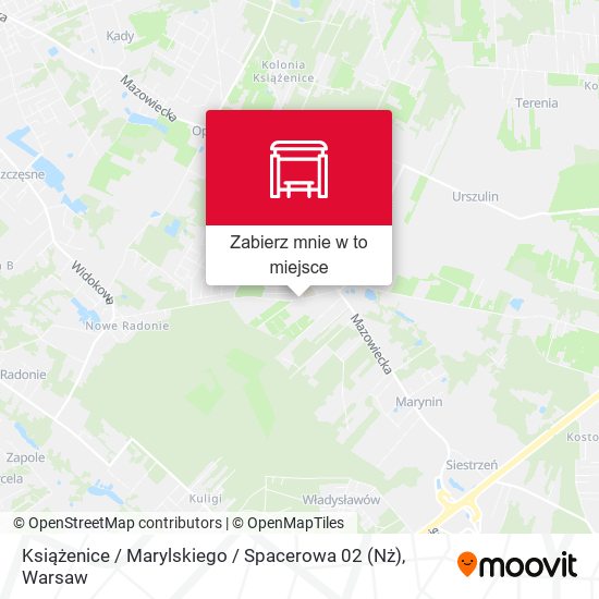 Mapa Książenice / Marylskiego / Spacerowa 02 (Nż)