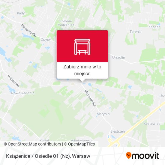 Mapa Książenice / Osiedle 01 (Nż)