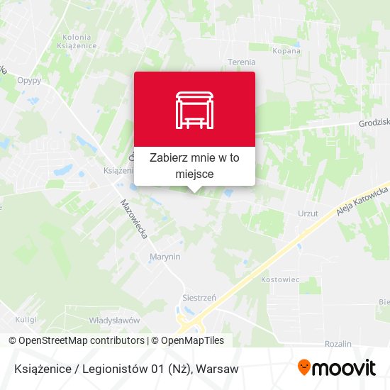 Mapa Książenice / Legionistów 01 (Nż)