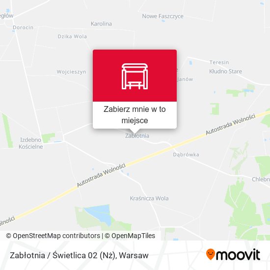 Mapa Zabłotnia / Świetlica 02 (Nż)