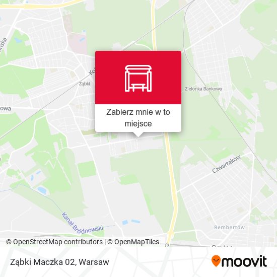 Mapa Ząbki Maczka 02