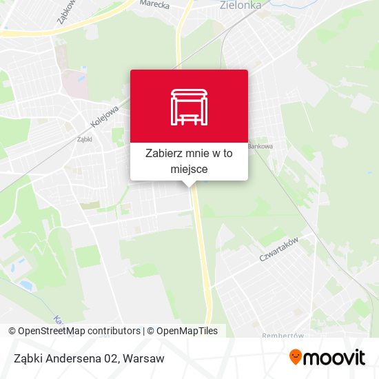 Mapa Ząbki Andersena