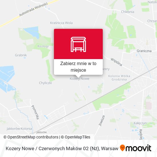 Mapa Kozery Nowe / Czerwonych Maków (Nż)