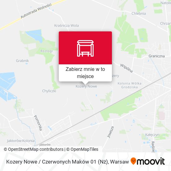 Mapa Kozery Nowe / Czerwonych Maków 01 (Nż)